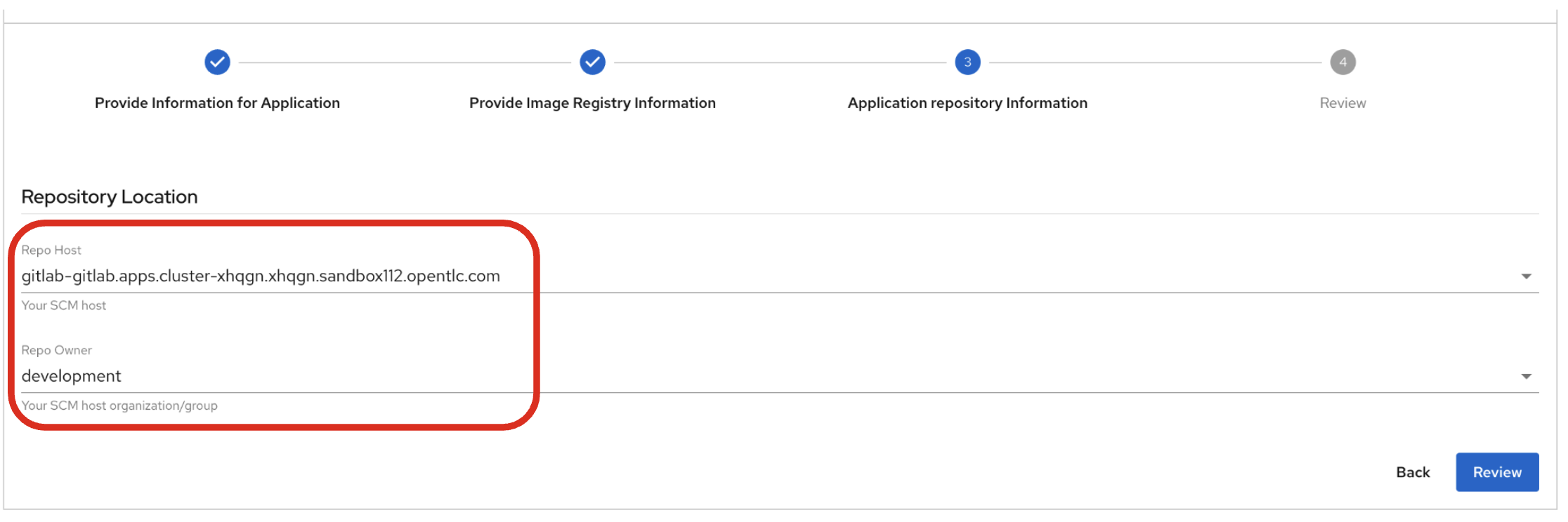 st repo info