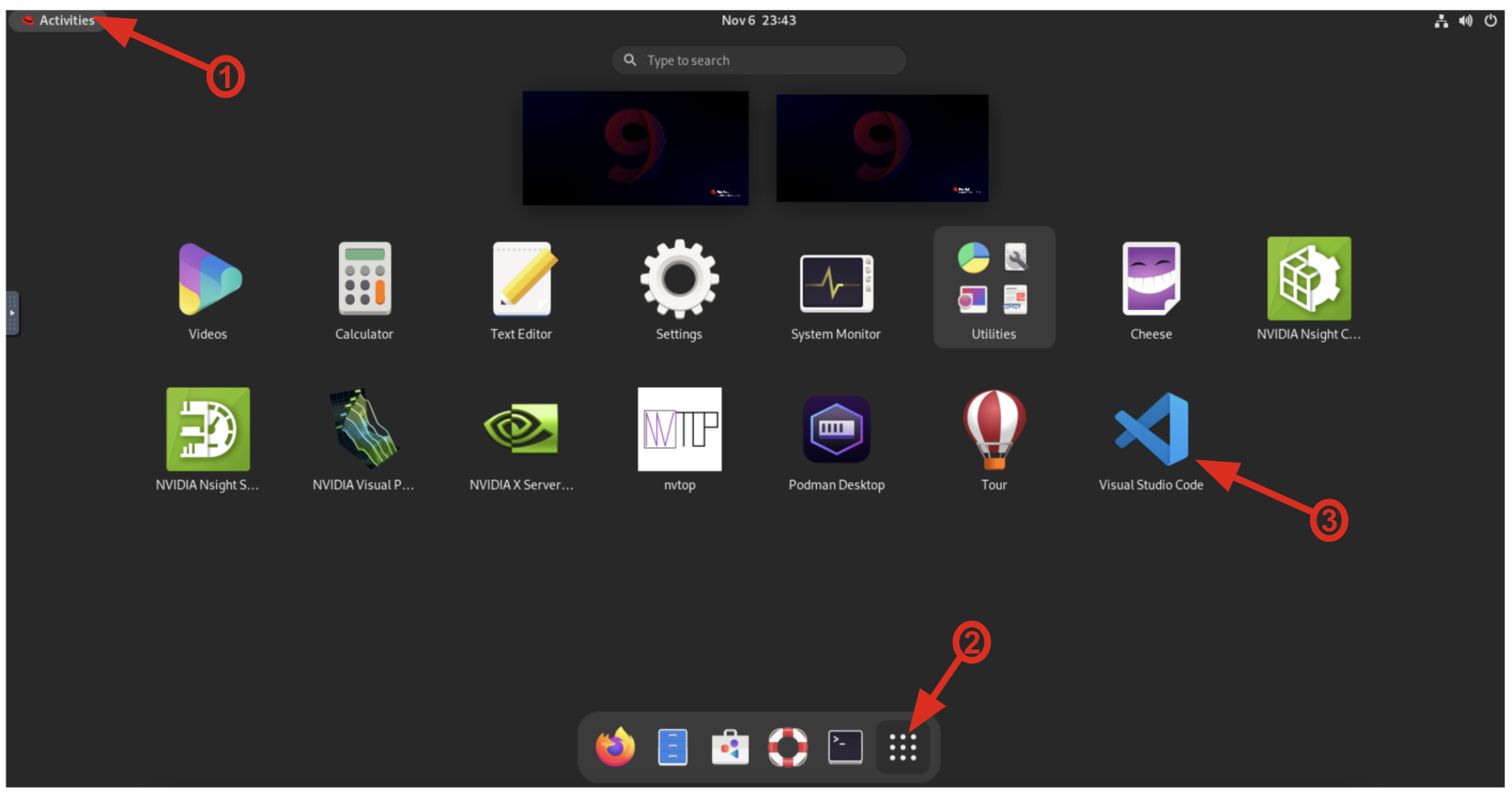 Launch Podman Desktop