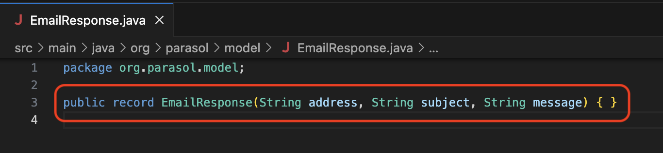 Add "address" field to EmailResponse Record
